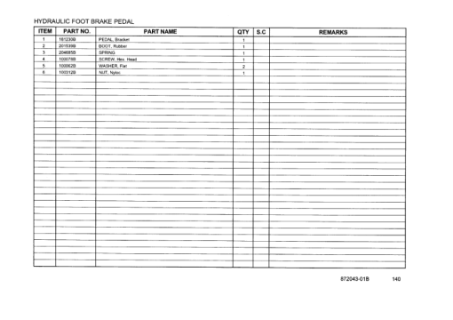 Hitachi AH250 Articulated Dump Trucks (SN 409812.00 – 410812.00) Parts Catalog Manual - 87204301B - Image 4