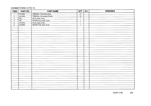 Hitachi AH350, AH400 Articulated Dump Trucks Parts Catalog Manual - 87207101B - Image 2