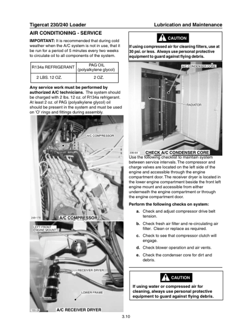 Tigercat 230, 240 Loader Repair Service Manual - Image 2