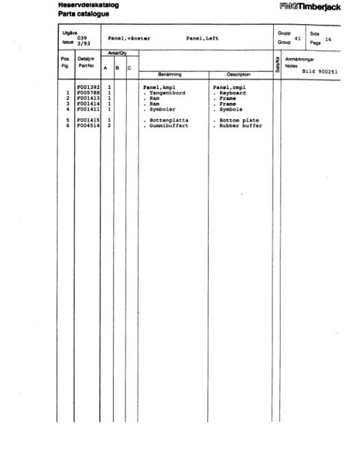 John Deere 990 Wheeled Harvesters Parts Catalog Manual - Image 3