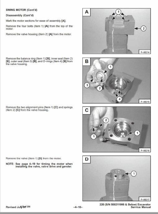 Bobcat X220 Excavator Service Manual - Image 6