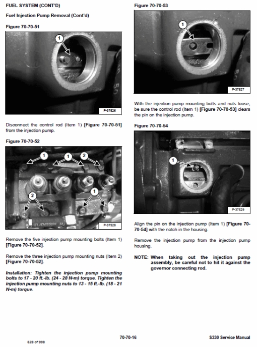 Bobcat S330 Skid-Steer Loader Service Manual - Image 7