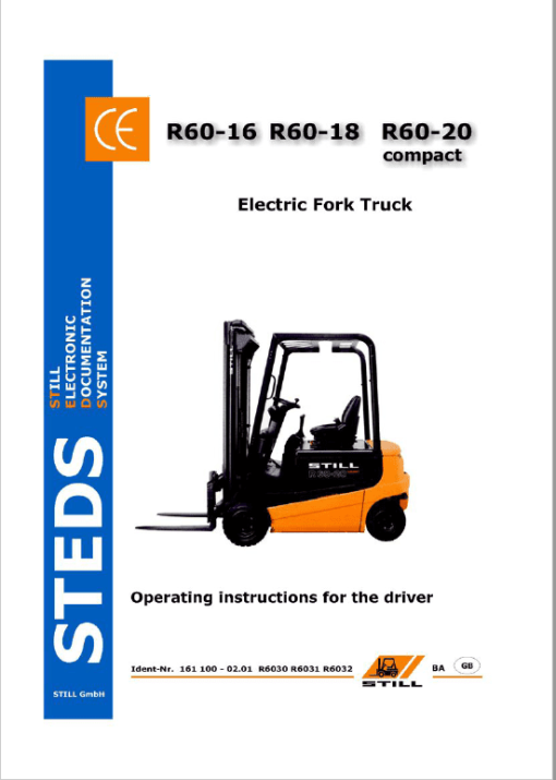 Still Electric Fork Truck R60-16 R60-18 R60-20 Workshop Repair Manual - Image 5