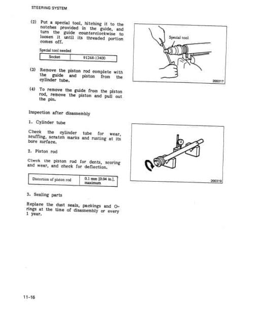 Mitsubishi FG20, FG25, FG30, FG35A Forklift Service Manual - Image 5