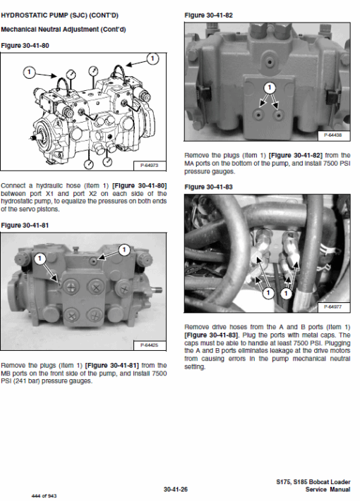 Bobcat S175 and S185 Skid-Steer Loader Service Manual - Image 8