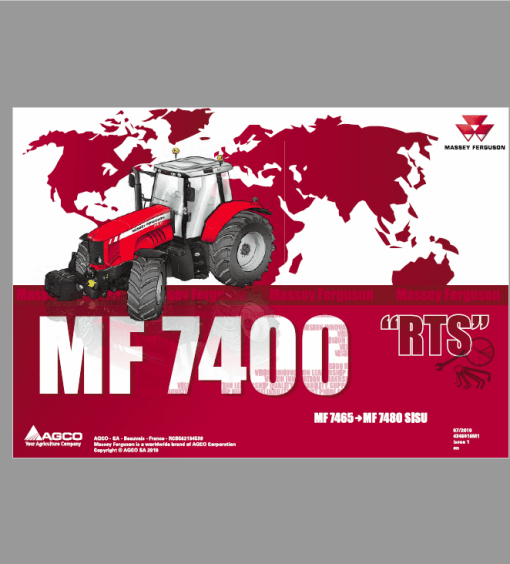 Massey Ferguson 7465, 7475, 7480 Tractor Service Manual - Image 9