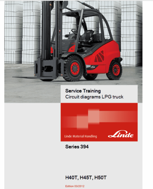 Linde 394 Forklift Truck H-Series: H40, H45, H50 Service Training (Workshop) Manual - Image 6