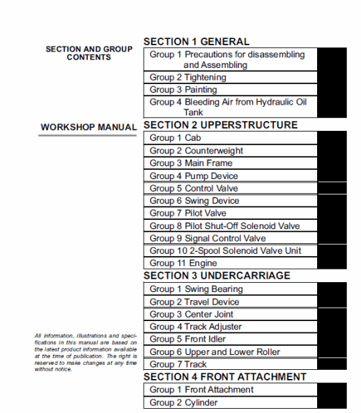 Hitachi ZX110-3, ZX120-3, ZX135US-3 Excavator Service Repair Manual - Image 7