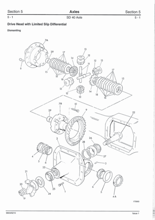 JCB SD40 Steer Drive Axles Service Repair Manual - Image 3