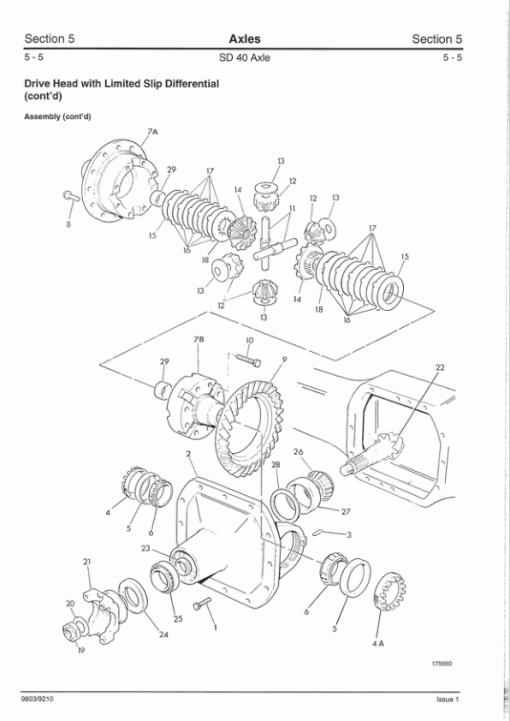 JCB SD40 Steer Drive Axles Service Repair Manual - Image 4