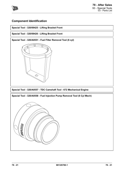 JCB JCB305, JS305 Excavator Service Repair Manual - Image 5