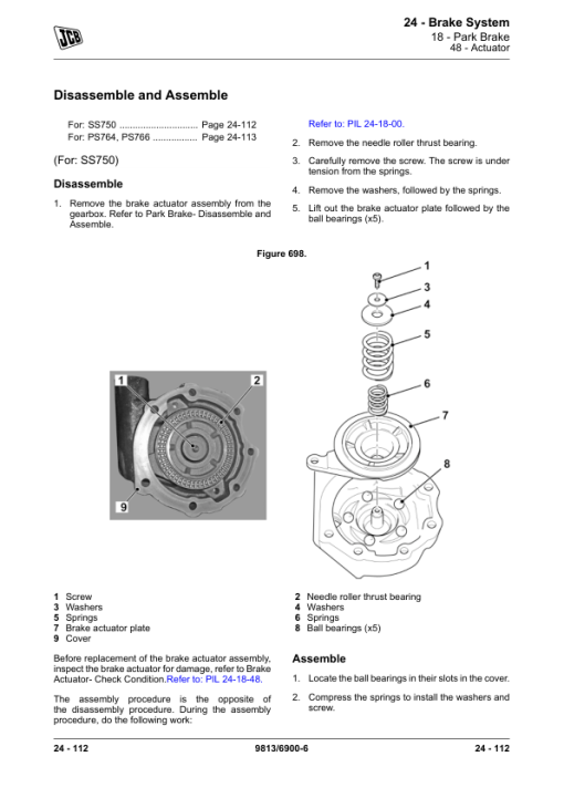 JCB 3CX, 4CX Backhoe Loader Service Repair Manual (Tier 4F, SN 2442701-2451000) - Image 4