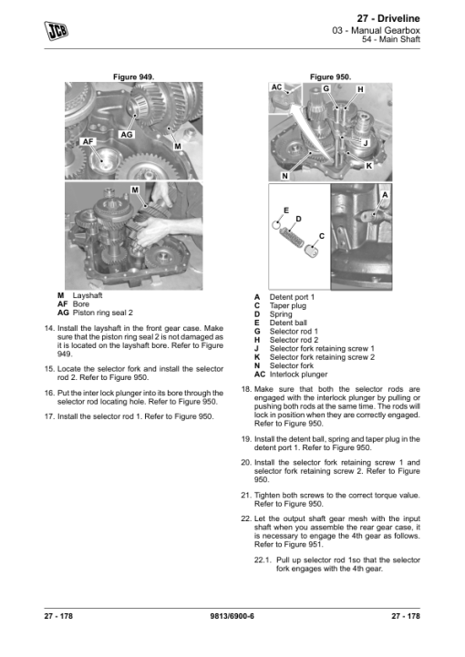 JCB 3CX, 4CX Backhoe Loader Service Repair Manual (Tier 4F, SN 2442701-2451000) - Image 5