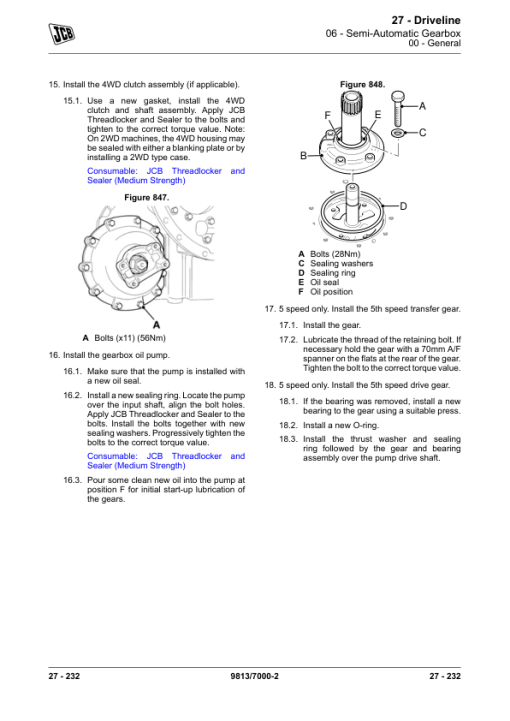 JCB 3CX, 4CX, 5CX Backhoe Loader Service Repair Manual (Tier 2 & Tier 3, SN 2254521- 2517500) - Image 3