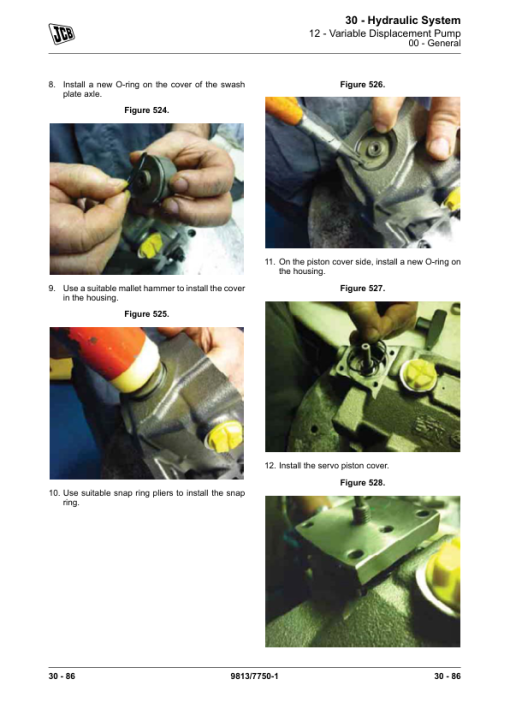 JCB CT160, CT260 Tandem Roller Service Repair Manual - Image 3