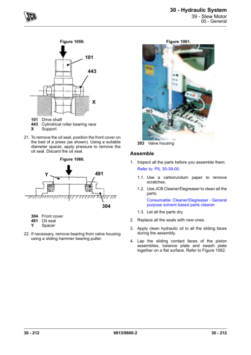 JCB 210X, 220X Excavator Service Repair Manual - Image 3