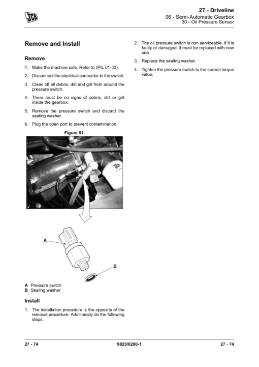 JCB HS750 Transmission Axle Service Repair Manual - Image 2