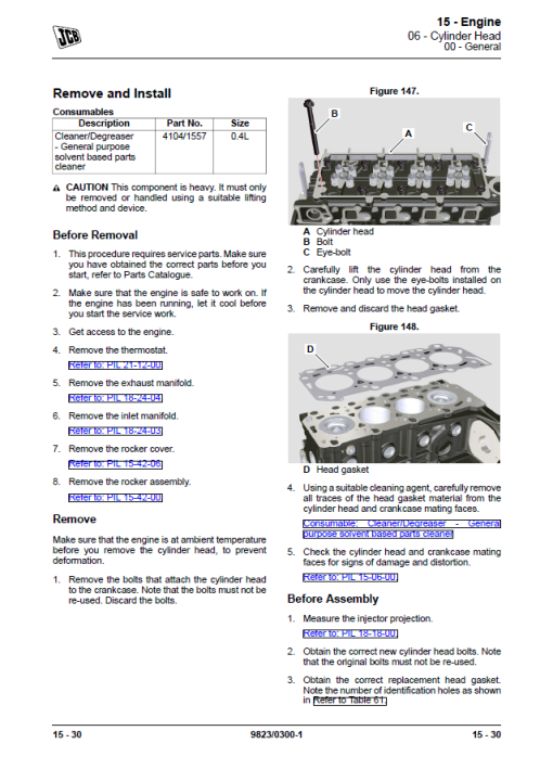 JCB 505-20 Loadall Reach Truck Service Repair Manual - Image 4