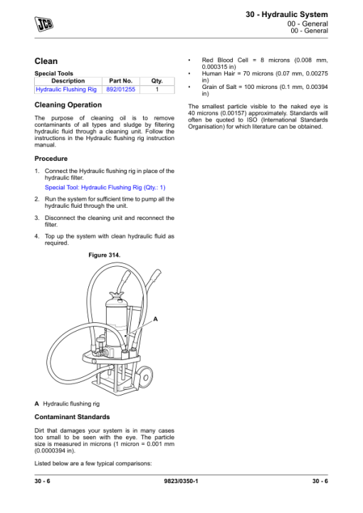 JCB JCB140 Excavator Service Repair Manual - Image 3