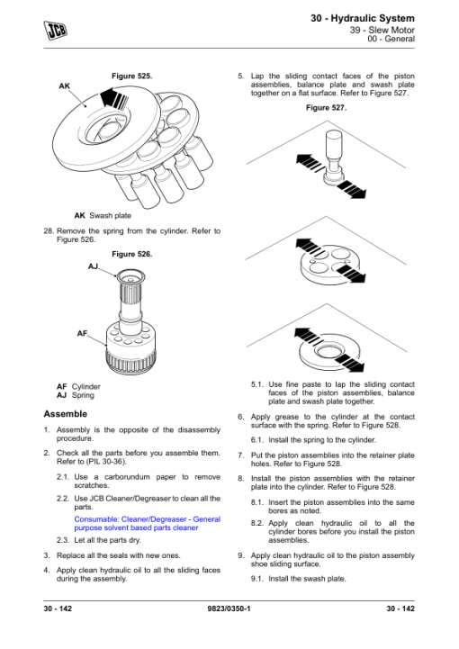 JCB JCB140 Excavator Service Repair Manual - Image 4