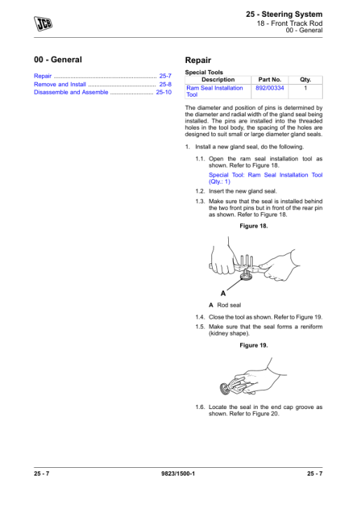 JCB SD70, SD80 Steer Drive Axles Service Repair Manual - Image 2