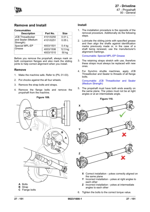 JCB PS760, PS764, PS766 Powershift Transmission Repair Manual - Image 3