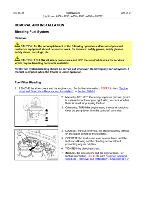 Valtra A650, A750, A850, A950, A990 Tractors Repair Manual - Image 4