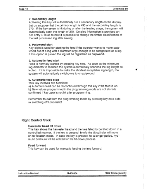 John Deere Loko-matic 90 Measuring Systems Parts Catalog Manual - B-436304 - Image 2