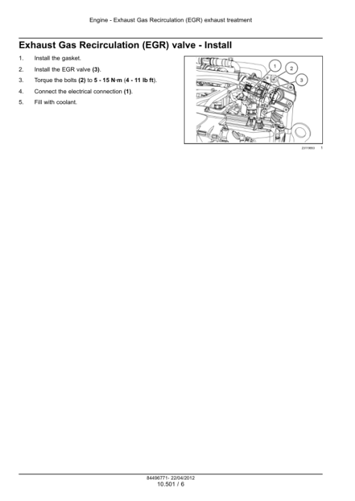 CNH F5DFL413 & F5HFL413 Tier 4A Engine Repair Manual - Image 4