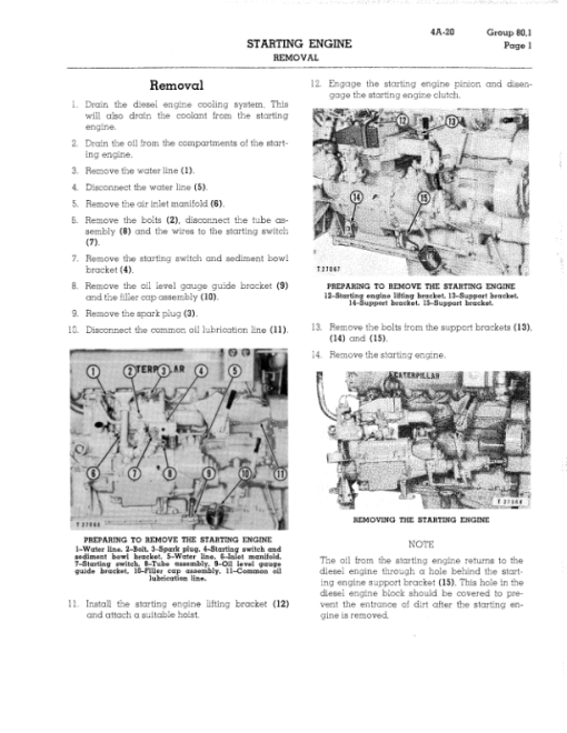 Caterpillar CAT D336 Marine Engine Service Repair Manual (60B00001 and up) - Image 4