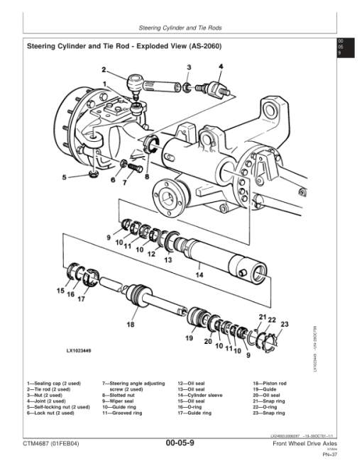 John Deere AS-2025, AS-2035, AS-2035N1, AS-2045, AS-2060, MS-2025, MS-2035, MS-2045 Axles Manual (CTM4687) - Image 2