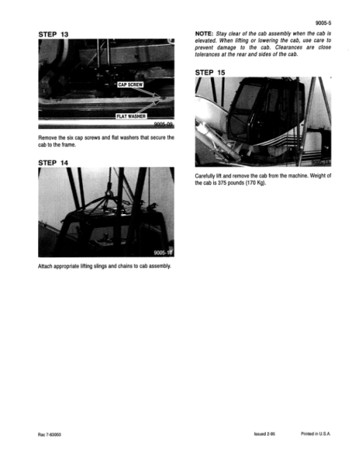 Case 9020B Excavator Service Repair Manual - Image 5