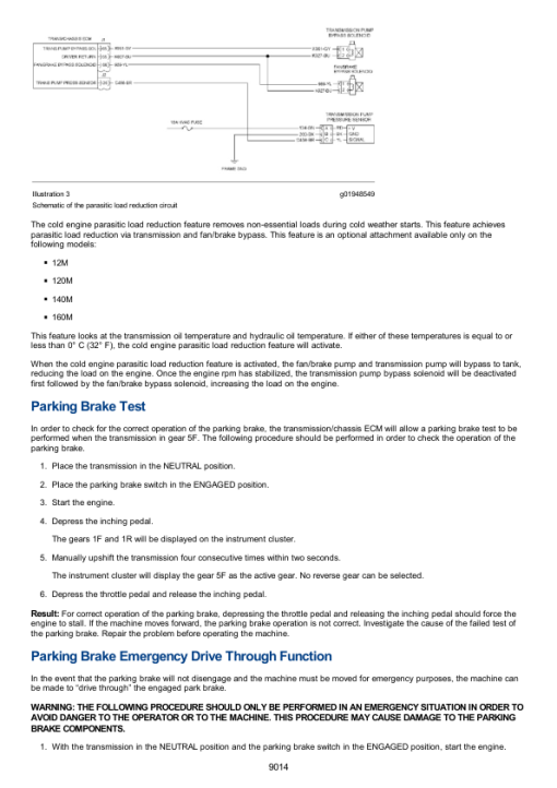 Caterpillar CAT 120M Motor Grader Service Repair Manual (B9N00001 and up) - Image 5