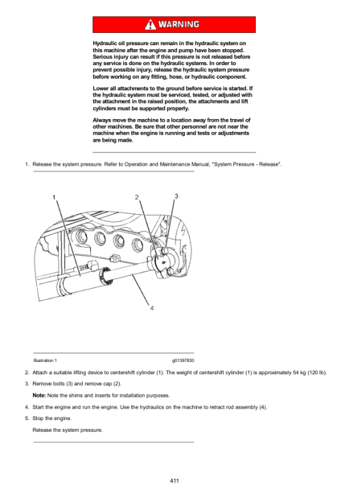 Caterpillar CAT 12M3 AWD Motor Grader Service Repair Manual (N9B00001 and up) - Image 4