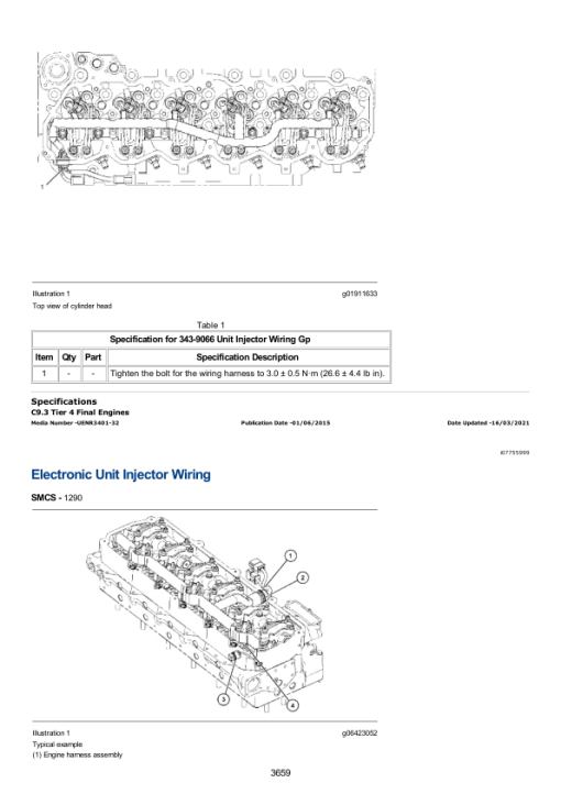 Caterpillar CAT 140 Motor Grader Service Repair Manual (EB300001 and up) - Image 4