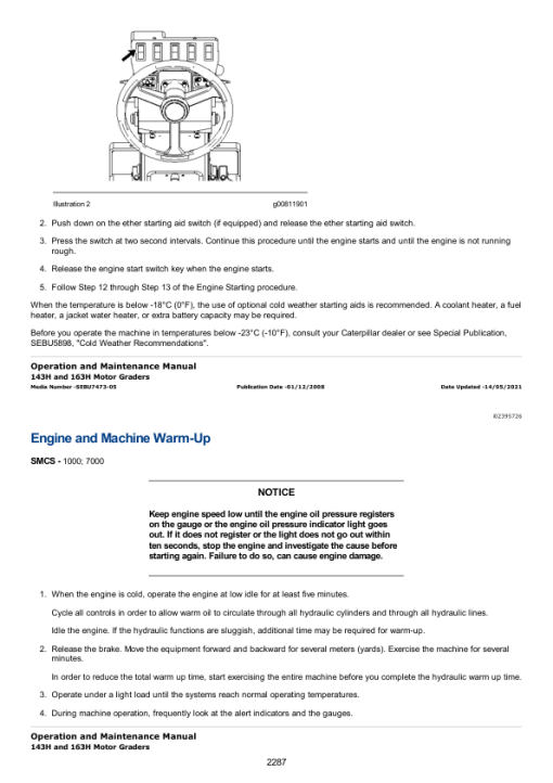 Caterpillar CAT 143H Motor Grader Service Repair Manual (APN00001 and up) - Image 3