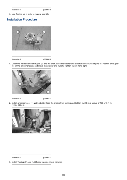 Caterpillar CAT 214B, 214B FT Excavator Service Repair Manual (9MF00001 and up) - Image 4