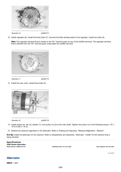 Caterpillar CAT 225B Excavator Service Repair Manual - Image 2