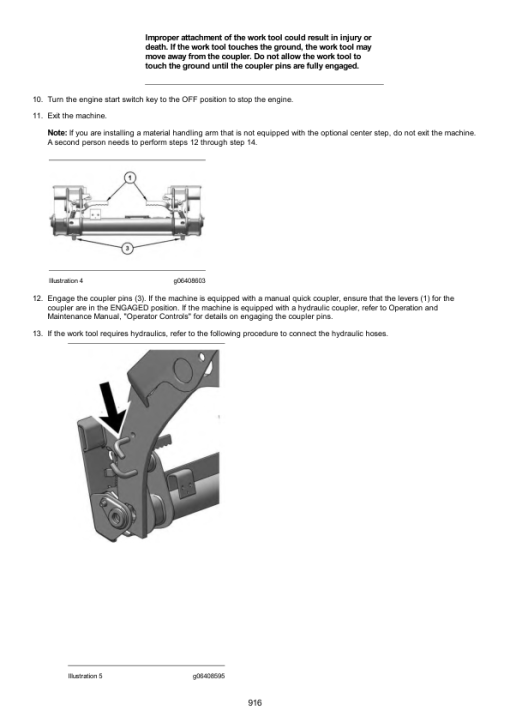 Caterpillar CAT 226D3 Skid Steer Loader Service Repair Manual (D5R00001 and up) - Image 5