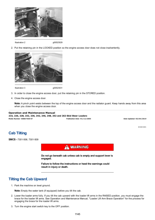 Caterpillar CAT 236 Skidsteer Loader Service Repair Manual (4YZ04000 and up) - Image 2