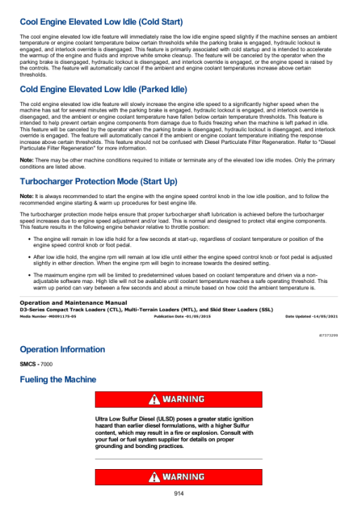 Caterpillar CAT 236D3 Skid Steer Loader Service Repair Manual (KXL00001 and up) - Image 5