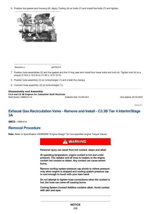 Caterpillar CAT 246D Skidsteer Loader Service Repair Manual (HMR00001 and up) - Image 3