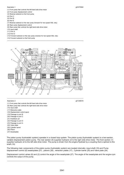 Caterpillar CAT 249D Compact Track Loader Service Repair Manual (GWR00001 and up) - Image 4