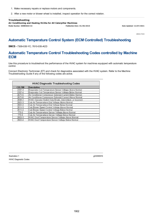 Caterpillar CAT 259D Compact Track Loader Service Repair Manual (FTL00001 and up) - Image 3