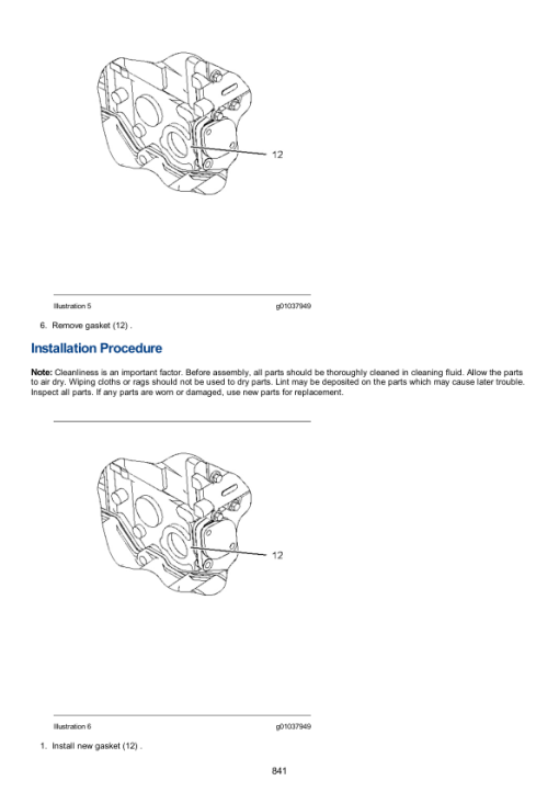 Caterpillar CAT 262B Skidsteer Loader Service Repair Manual (PDT00001 and up) - Image 4