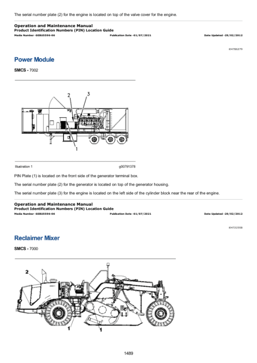 Caterpillar CAT 277D Multi Terrain Loader Service Repair Manual (FMT00001 and up) - Image 2