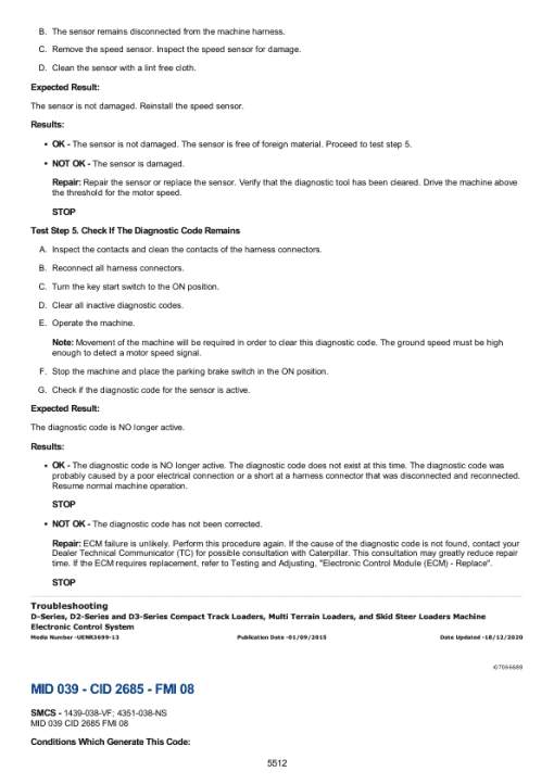 Caterpillar CAT 277D Multi Terrain Loader Service Repair Manual (FMT00001 and up) - Image 4