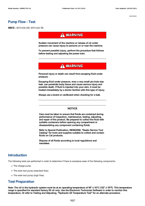 Caterpillar CAT 279D Compact Track Loader Service Repair Manual (GTL00001 and up) - Image 3