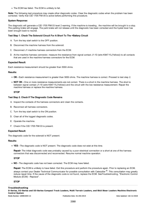 Caterpillar CAT 289D Compact Track Loader Service Repair Manual (WCT00001 and up) - Image 3