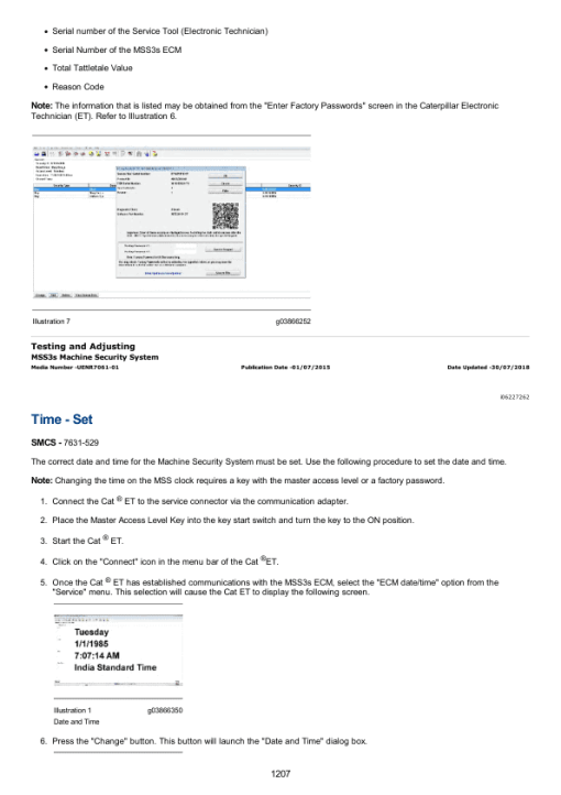 Caterpillar CAT 302.5 Mini Hydraulic Excavator Service Repair Manual (4AZ00001 and up) - Image 3